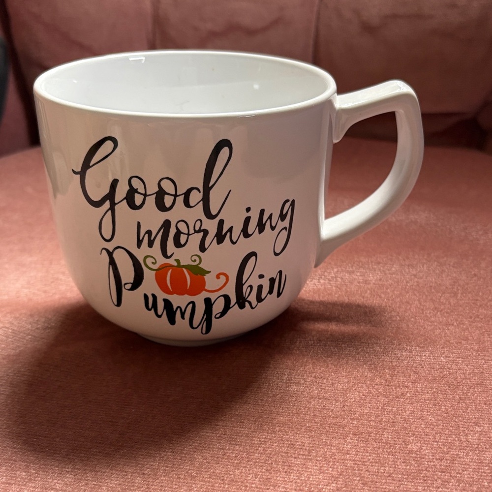 Good Morning Pumpkin White Mug